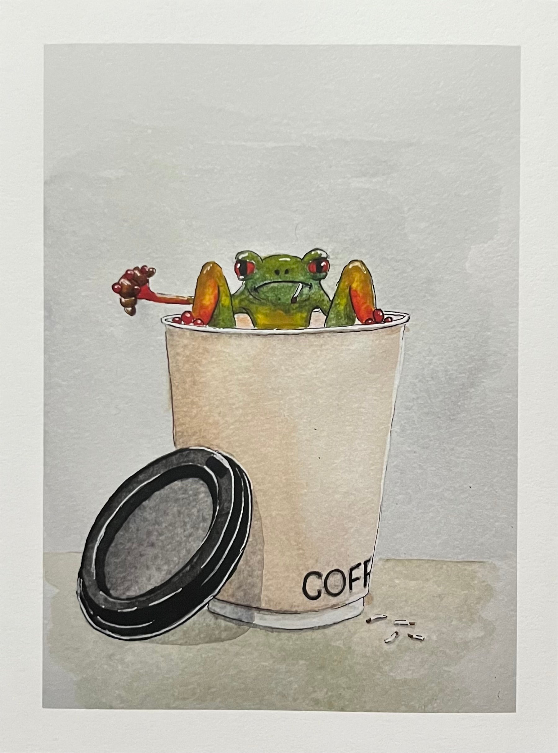 Coffee, Croissants and Cigarettes (Print)