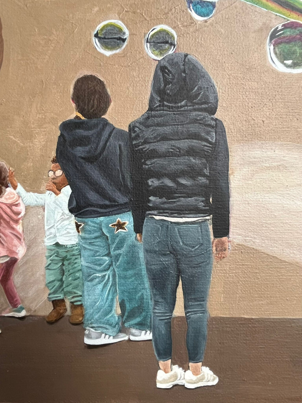 Blowing Bubbles In The Rain