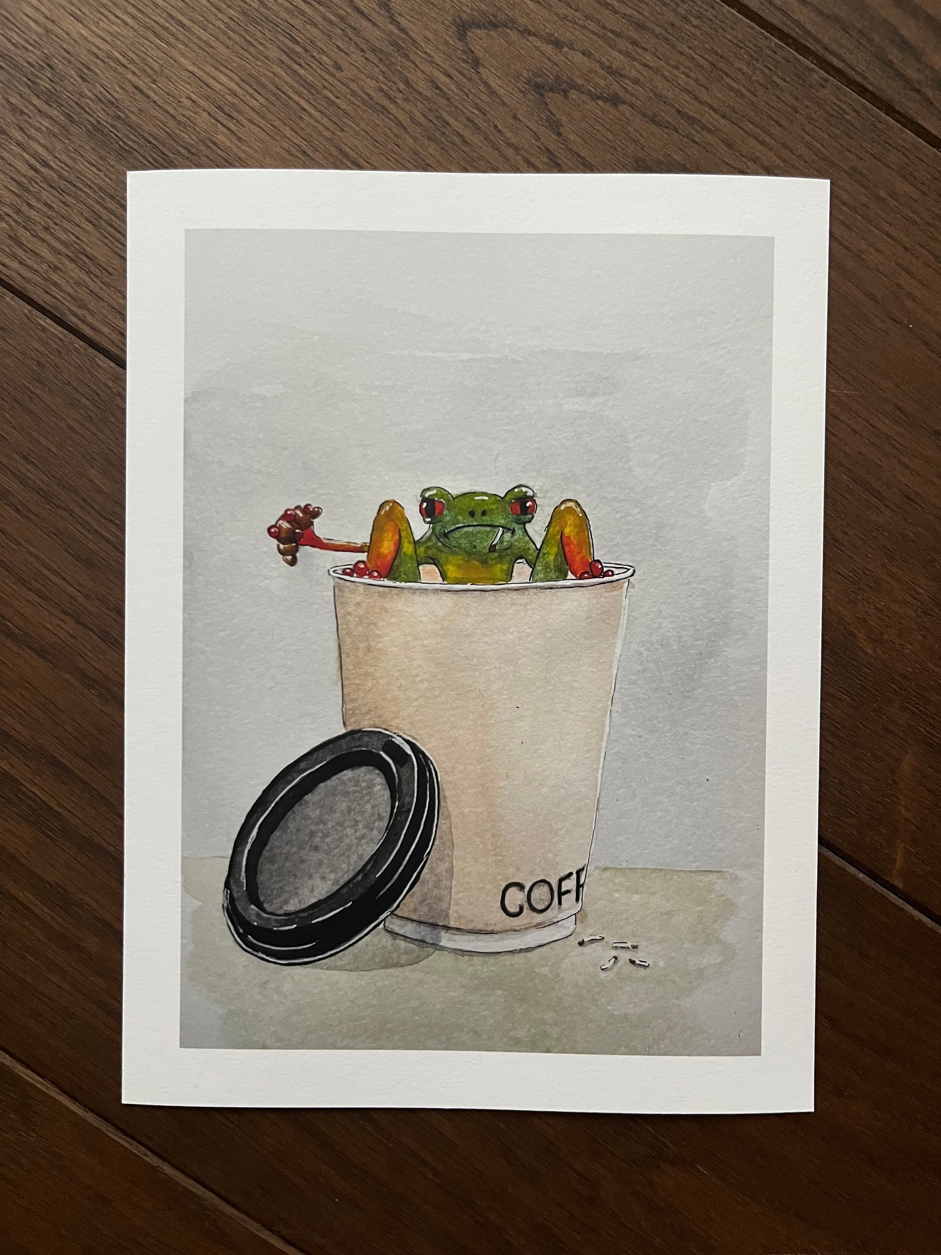 Coffee, Croissants and Cigarettes (Print)