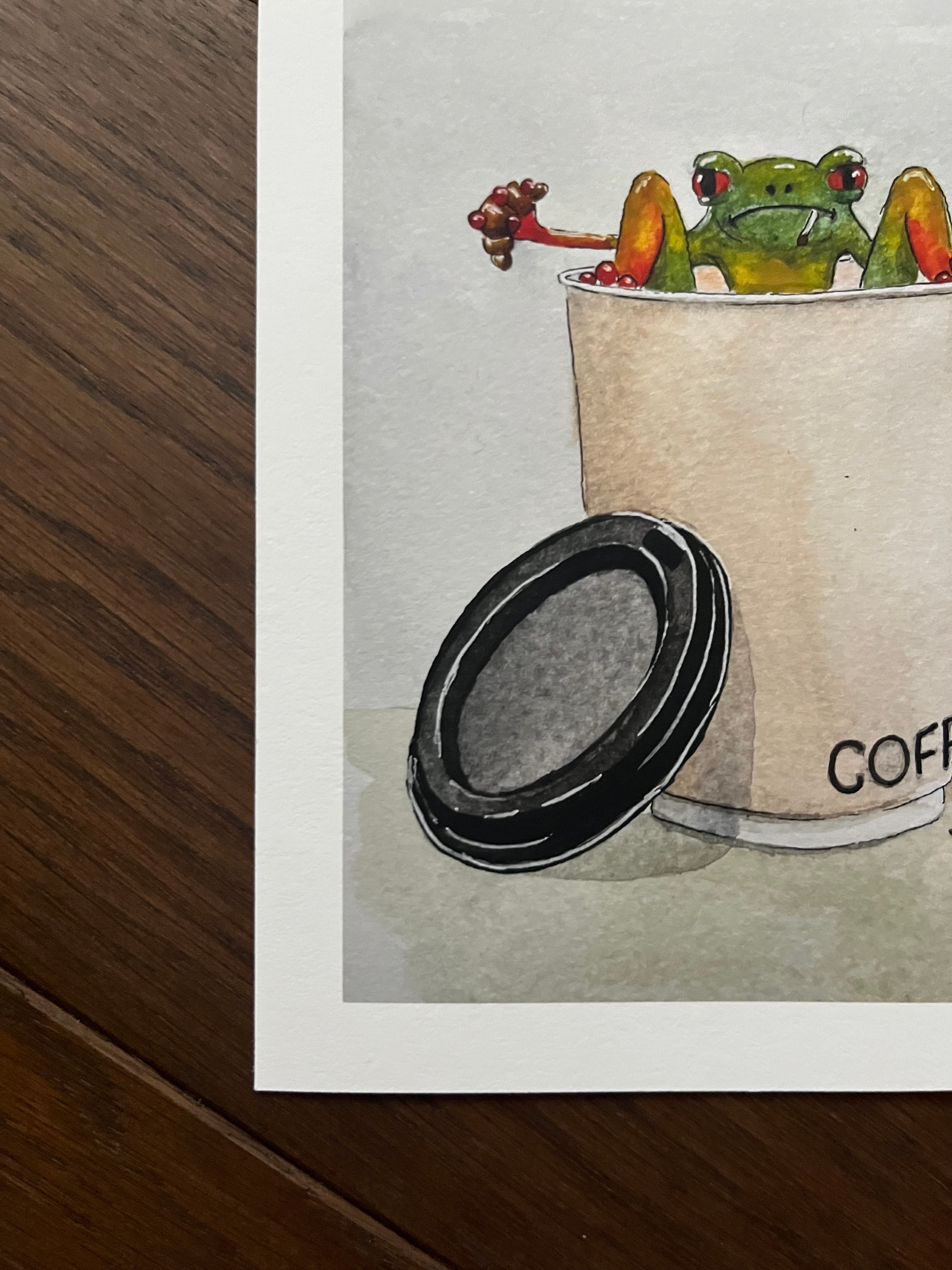 Coffee, Croissants and Cigarettes (Print)